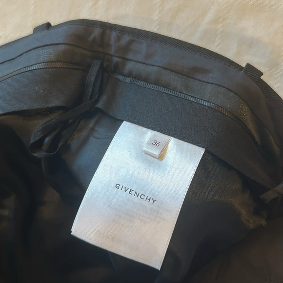 Givenchy Wool & Mohair Straight Leg Pants‎ trousers in Black EU size 36 US 4 NWT - Picture 8 of 13